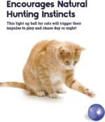 Petstages Twinkle Ball Quiet Nighttime Light Up Cat Ball Toy - Image 6
