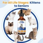 Premium Cat L-Lysine Liquid Drops for Immune Support and Respiratory Health Helps with Sneezing Eye Discharge and Stress Relief with Essential Vitamins and Taurine for Kittens and Adult Cats - Image 6