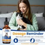 Premium Cat L-Lysine Liquid Drops for Immune Support and Respiratory Health Helps with Sneezing Eye Discharge and Stress Relief with Essential Vitamins and Taurine for Kittens and Adult Cats - Image 8