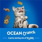 Friskies Party Mix Cat Treats, Ocean Crunch with Real Ocean Whitefish - 510 g Cannister (3 Pack) - Image 9
