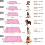 Mora Pets Dog Bed Crate Pad Ultra Soft Pet Bed with Cute Star Print Washable Crate Mat for Large Medium Small Dogs Reversible Fleece Dog Crate Kennel Mat Cat Bed Liner 21 x 12 inch Pink - Image 5