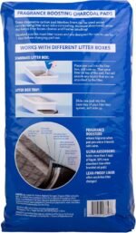 Fresh Step Charcoal Litter Box Pads - Ultra-Absorbent Cat Litter Pads with Activated Carbon for Odor Control, 16.9" x 11.4" - 7 Count - Image 4