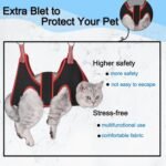 Cat Grooming Hammock Harness for Small Dogs,Pet Hammock Restraint Bag,Dog Grooming Sling for Trimming Nail and Ear/Eye Care(XS Size,6.5") - Image 6
