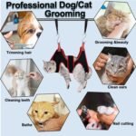Cat Grooming Hammock Harness for Small Dogs,Pet Hammock Restraint Bag,Dog Grooming Sling for Trimming Nail and Ear/Eye Care(XS Size,6.5") - Image 7