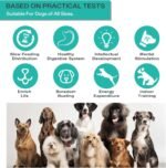 Dog Puzzle Toys, Adjustable Dog Treat Dispensing,Interactive Dog Toys to Keep Them Busy,Food Puzzles Ball for Dogs, Puppy Slow Feeder for Boredom and stimulating Dog Toys IQ Training (Blue) - Image 4