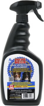 Doktor Doom “for Your Dog Only” Residual & Contact Tick & Flea Killer w/Trigger Spray, Made in Canada, 1L - Image 3