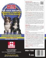 Doktor Doom “for Your Dog Only” Residual & Contact Tick & Flea Killer w/Trigger Spray, Made in Canada, 1L - Image 4