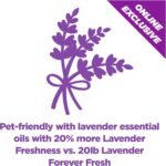 Arm & Hammer Forever Fresh Clumping Cat Litter Lavender, MultiCat 18lb with 20% More Lavender Freshness, Pet Friendly with Essential Oils - Image 3