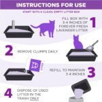 Arm & Hammer Forever Fresh Clumping Cat Litter Lavender, MultiCat 18lb with 20% More Lavender Freshness, Pet Friendly with Essential Oils - Image 6