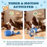 Interactive Dog Toys - New Upgraded Motion Activated Balls for Medium/Large Dogs, Automatic Moving Dogs Toy Wicked Ball for Boredom, Interactive Dog Ball to Keep Them Busy(Blue) - Image 5