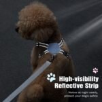 Pawaboo Small Dog Harness and Leash Set, Puppy Harness X-Frame No Pull No Choke, Dog Vest Harness Adjustable for Small Medium Sized Dogs, Soft Breathable Pet Harness for Walking Outing (S, Blue) - Image 8