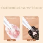 Saffory Electric Dog Paw Trimmer - Rechargeable Pet Hair Clipper for Eyes, Ears (1 Pcs) - Image 8