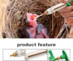 Baby Bird Feeding Kit 6PCS/Set 20ML Baby Birds Feeding Syringe with Hose and Spoons Hand Feeding Device with Scale and Positioning Screw for Sick Bird - Image 8