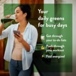 Genuine Health Greens+ Extra Energy Superfood Powder, 30 servings, Spirulina and Wheat Grass, Natural Cappuccino Flavour,445g - Image 6