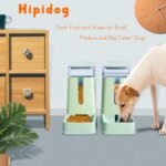 Automatic Pet Feeder Small&Medium Pets Automatic Food Feeder and Waterer Set 3.8L, Travel Supply Feeder and Water Dispenser for Dogs Cats Pets (Light Green) - Image 8