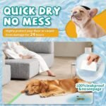 Dog Pee Pads Extra Large 24"x36", 50 Count Super Absorbent Disposable Puppy Training Pads with Leak-Proof & Quick-Dry, XL Potty Pads for Dogs, Doggie, Cats, and Puppies, Green - Image 4