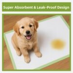 Dog Pee Pads Extra Large 24"x36", 50 Count Super Absorbent Disposable Puppy Training Pads with Leak-Proof & Quick-Dry, XL Potty Pads for Dogs, Doggie, Cats, and Puppies, Green - Image 5