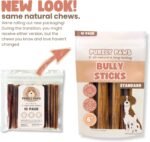 Natural Bully Sticks for Dogs – Long-Lasting, Rawhide-Free Dog Chews – Low Odor, Grain-Free Dental Treat – Single Ingredient, 100% Beef – Canadian Company (6", 10 Count) - Image 3