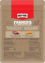 Milk-Bone Farmer's Medley Grain Free Dog Treats, Crunchy Oven Baked Biscuits with Real Lamb & Spring Vegetables, 340 g (Pack of 4) - Image 4
