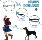 Roses&Poetry Bluegreen Small Dog Collar and Leash Set, Puppy Reflective Leashes with Collars, Adjustable Durable Matching Collar Leash for Small Dogs Girl (Bluegreen-S) - Image 4