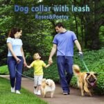 Roses&Poetry Bluegreen Small Dog Collar and Leash Set, Puppy Reflective Leashes with Collars, Adjustable Durable Matching Collar Leash for Small Dogs Girl (Bluegreen-S) - Image 5