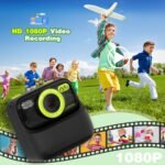 masterbee Kids Instant Print Camera, Birthday Gifts for Boys and Girls, Kids Digital Camera Toys, 1080P HD Video, 3 4 5 6 7 8 9 10 11 12 Year Old Boy Gifts/Girl Gifts (Black) - Image 5