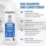 Biogance 2-in-1 Dog Shampoo and Conditioner, Enriched with Sweet Almond Oil and Royal Jelly (250ml), Nourishing and Hydrating for All Coat Types, Organic Ingredients, Made in France - Image 3
