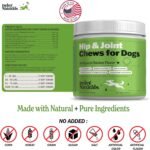 Deley Naturals Hip and Joint Supplement for Dogs - Glucosamine Chondroitin MSM & Collagen for Dogs - Dog Joint Supplement, Smaller Chews, Low Calories, Same Ingredients - 120 Chicken Flavor Chews - Image 7