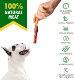 Dog Treats Rawhide Triple Flavor Duck & Chicken Human Grade Meat 300 Gr - Natural Pet Dried Snacks - Grain Free Long Lasting Chews for Large & Small Dogs - Best Sticks for Healthy Teeth - Image 4