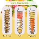 2Pcs Rat Enrichment Toys, 304 Stainless Steel Foraging Toy for Rats, Mice & Birds – Hanging Rodent Chew Toy, Slow Feeder, Small Animal Cage Accessories for Parakeets, Hamsters & Parrots - Image 5