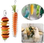 2Pcs Rat Enrichment Toys, 304 Stainless Steel Foraging Toy for Rats, Mice & Birds – Hanging Rodent Chew Toy, Slow Feeder, Small Animal Cage Accessories for Parakeets, Hamsters & Parrots - Image 8