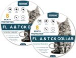 2 Pack Adjustable Collars for Cat, Prevention for 16 Months, Waterproof, 38cm for Small, Medium and Large Cats, Over 7 Weeks Old Use - Image 2