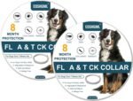 2 Pack Adjustable Collars for Dog, Prevention for 16 Months, Waterproof, 63.5cm for Small, Medium and Large Dogs, Over 7 Weeks Old Use - Image 2