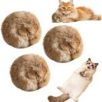2026 New Rabbit Fur Ball Cat Toy, Soft Fluffy Cat Toy Ballfor Chasing, Kicking & Indoor Exercise, Furry Catnip Toy Ball — Soft, Washable & Fun to Chase, for Bunny Kicks & Chase Games (3 Pcs) - Image 2