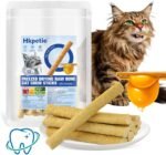 30g Freezed Dried Cat Chew Stick Egg Yolk Flavor, Cat Dental Treats for Reduce Tartar and Freshens Breath, Feline Teething Sticks Cats Treats Snack - Image 2