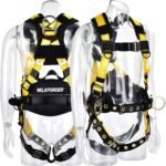 3D-Rings Industrial Fall Protection Safety Harness With Waist Tounge Buckle | Leg Tounge Buckles | Waist & Shoulder Pad Support CSA＆ANSI Compliant Full Body Personal Protection Equipment - Image 2
