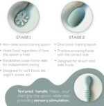 4 Pack Baby Silicone Spoons, First + Second Stage Spoons, Baby Feeding, BPA Free Self Feeding, Baby & Toddler Utensil, o1baby - Image 2