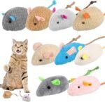 9 Pcs Cat Mouse Toys, Catnip Cat Toys, Chew Toys for Cat, Soft Plush Catnip Cat Toys, Mice Toys with String Tails Interactive Play for Cat, Puppy, Kitty Kitten - Image 2