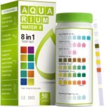 AAwipes Aquarium Ammonia Test Strips 8-in-1 |100 Strips | Quick & Accurate Water Testing for Freshwater & Saltwater Tanks -Test pH, Carbonate, Alkalinity, Hardness, Chlorine, Nitrite, etc. (K02-100) - Image 2