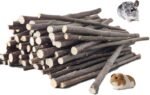 Apple Tree Sticks 500g, Natural Wood Molar Sticks, Pet Chew Toys for Guinea Pig, Chinchilla, Rabbit, Hamster, Bunny, Small Animal Molar Snacks - Image 2
