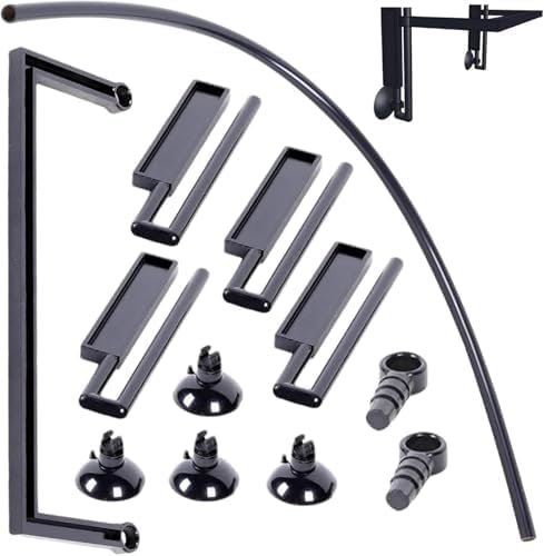 Aquarium Floating Plant Corral, Creates a Clear Feeding Zone & Protects Filters, Flexible Barrier to Contain Duckweed & Other Surface Plants, Fish Tank Accessory - Image 2