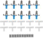 Automatic Rabbit Nipple Drinker, 10PCS Bunny Feeder Rodent Waterer with Durable Poultry Watering System for Guinea Pig, Ferret, Rat, Mice and Small Animals, Leakproof Pet Hydration Solution for Cage U - Image 2