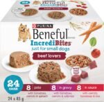 Beneful Incredibites Wet Dog Food, Real Beef Variety Pack 12 Ct - 85 g x 24 Can (1 Pack) - Image 2