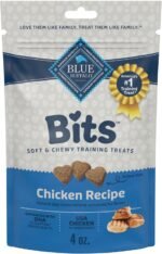 Blue Buffalo Blue Bits Natural Soft-Moist Training Dog Treats, Chicken Recipe 113g Bag - Image 2