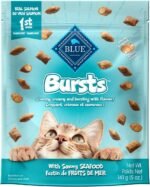 Blue Buffalo Bursts with Savory Seafood Cat Treats, 141g Pouch - Image 2