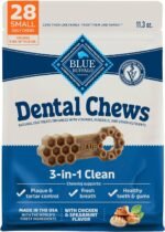 Blue Buffalo Dental Chews Small Natural Dog Treats, Chicken & Spearmint 11.3-oz Bag (28 Count) - Image 2