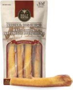 Bully Bunches 6 Inch Monster Human Grade Odour-Free Bully Sticks for Medium & Large Dogs - Long Lasting Chew Bones - All Natural & Single Ingredient, 100% Beef Dog Treats, Rawhide Alternative (4 Pk) - Image 2