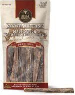 Bully Bunches All Natural 6 Inch Beef Jerky Sticks – Soft and Crunchy Gullet Chews - Odour Free, Rawhide Free, Chemical Free – Safe, Healthy and Nutritious Dog Treats for Light Chewers, 20 Pk - Image 2