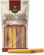 Bully Bunches Premium 6" Thick Odour-Free Bully Sticks for Small & Medium Dogs - Consistently Sized, Long Lasting Chews for Oral Care - All Natural & Single Ingredient Beef Treat, No Rawhide (5 Pk) - Image 2