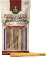 Bully Bunches Premium Beef Collagen Chews for Dogs – All-Natural, Long-Lasting Dental Treats, Protein-Rich, Grain-Free, Healthy Digestive Support for Dogs (6 Inch, 5 Pack) - Image 2